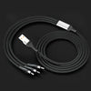 3 in 1 USB C Cable for iPhone 15 14 13 Pro 11 XR Charger Cable